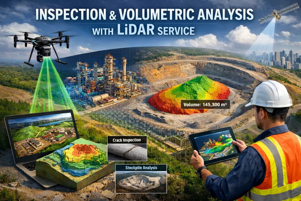 Inspection and Volumetric Analysis with LiDAR: Precision Meets Efficiency in Modern Industry